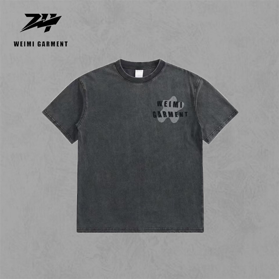 T-shirt gris délavé pour hommes